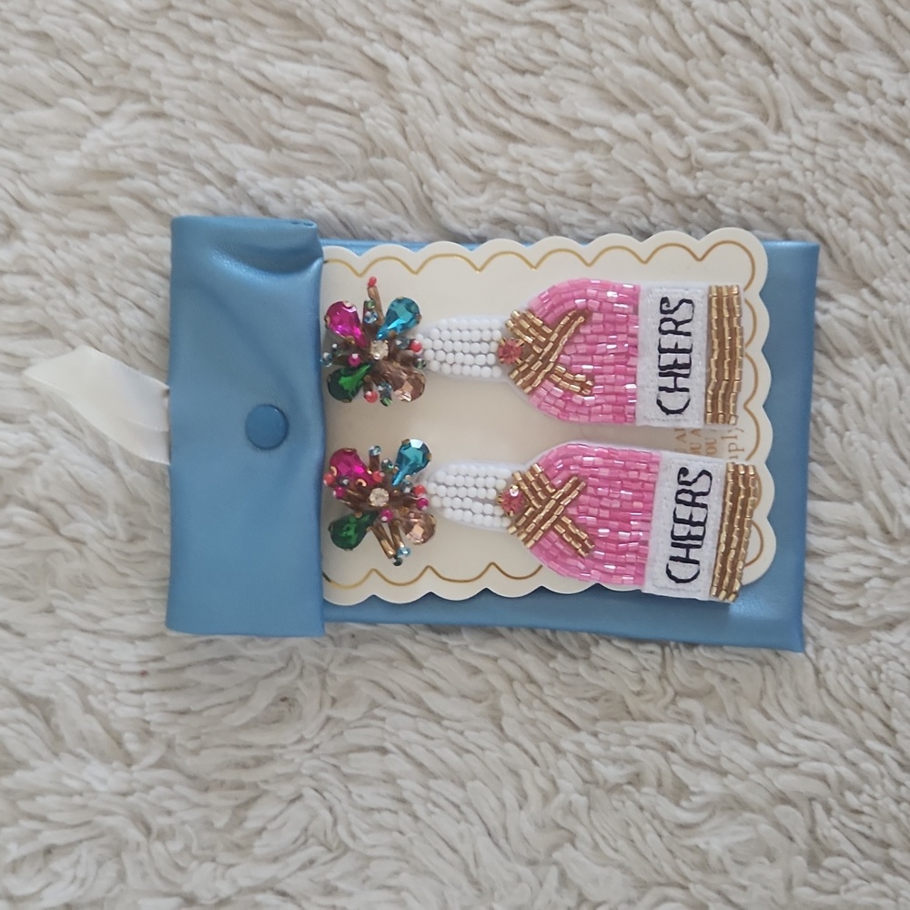 Women's Simply Southern Cheers Beaded Earrings New